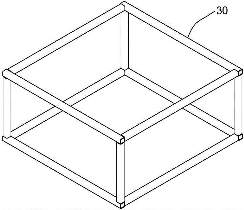 Exhibition structure used for itinerant exhibition