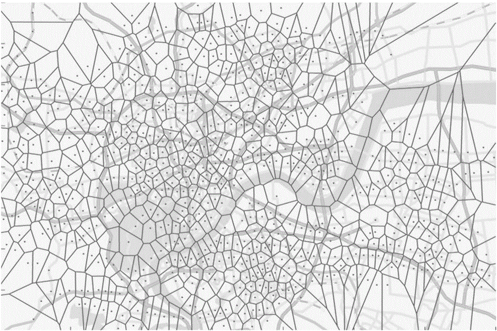 Data-driven transit-oriented development urban area division and mining method