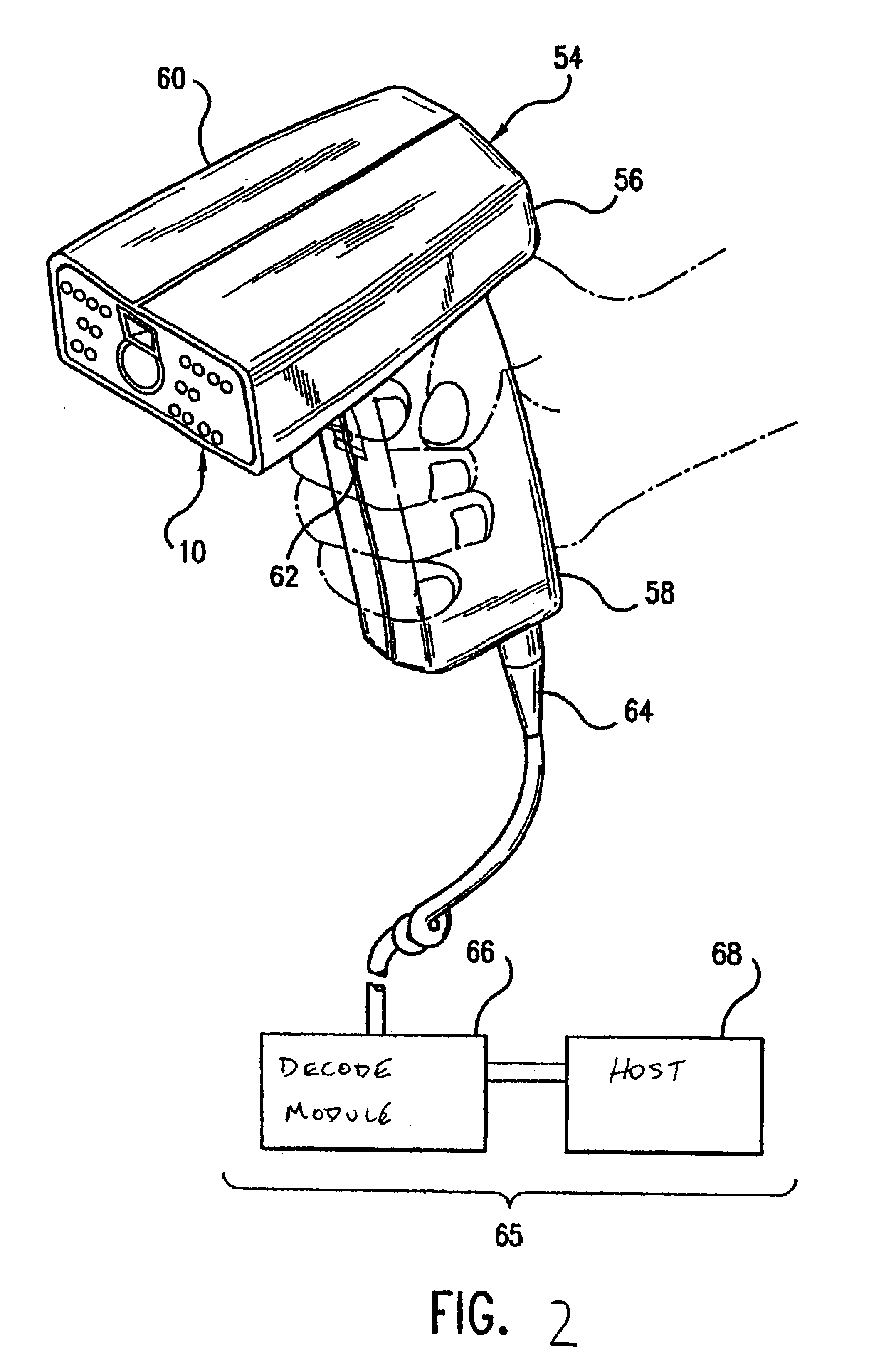 Image capture system and method using a common imaging array