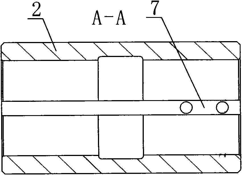 Shaft coupling device in pump body