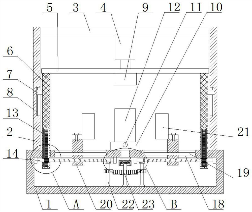 Hydraulic forging device