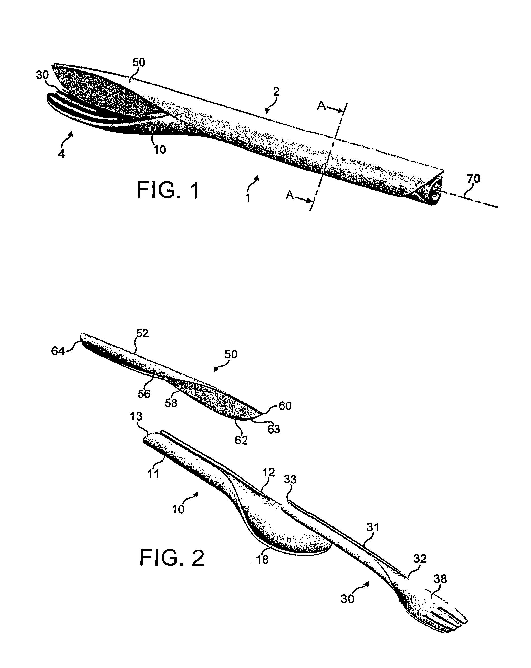 Cutlery set assembly