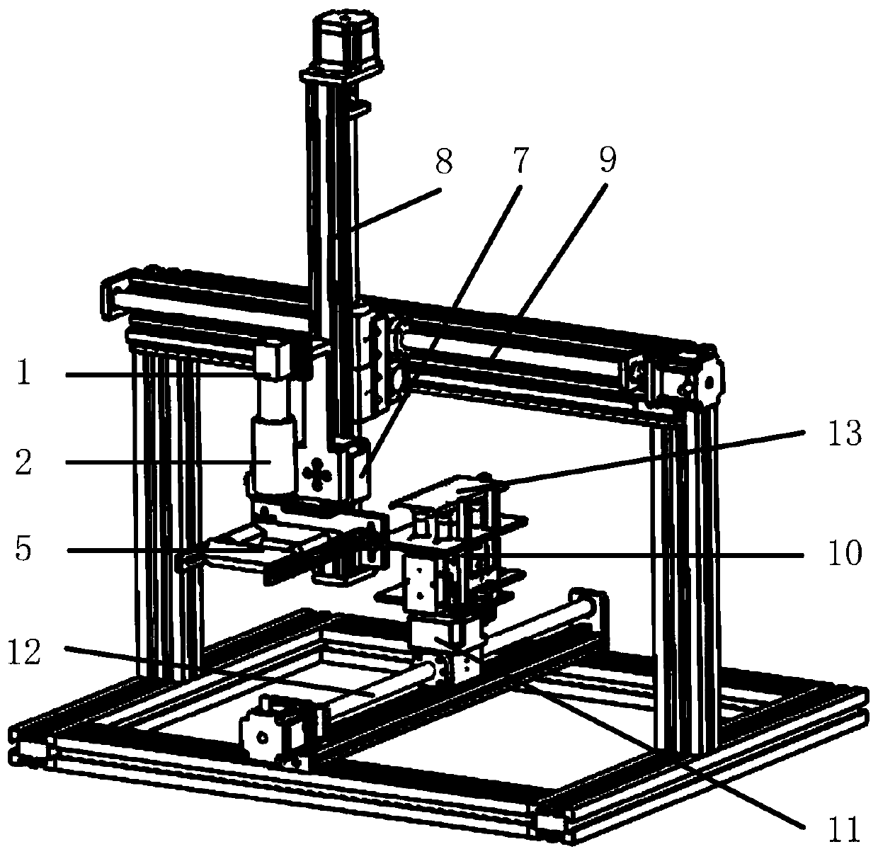 Device and method for defect detection of curved glass based on machine vision