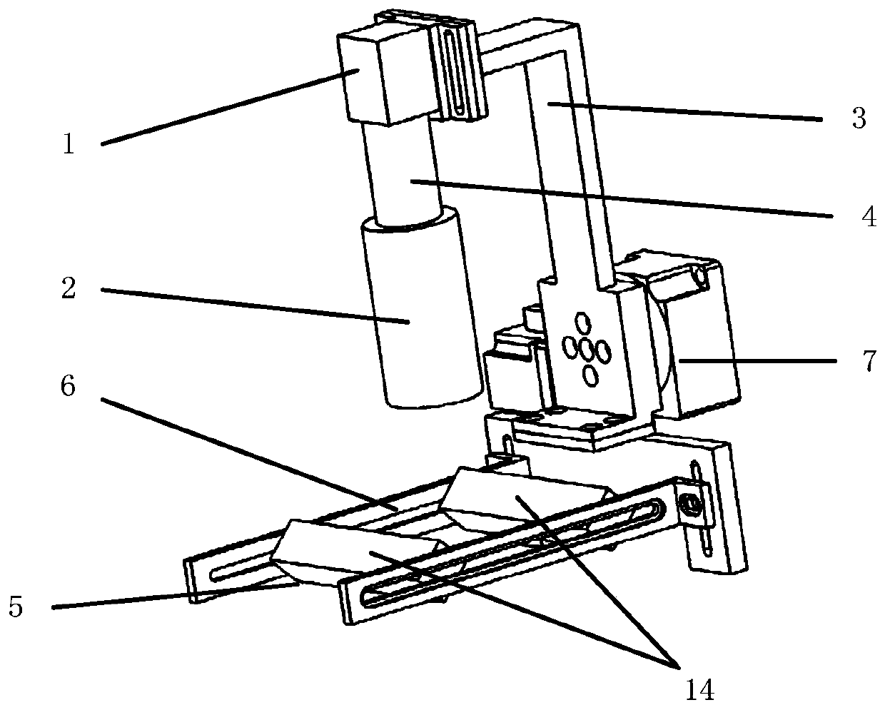 Device and method for defect detection of curved glass based on machine vision