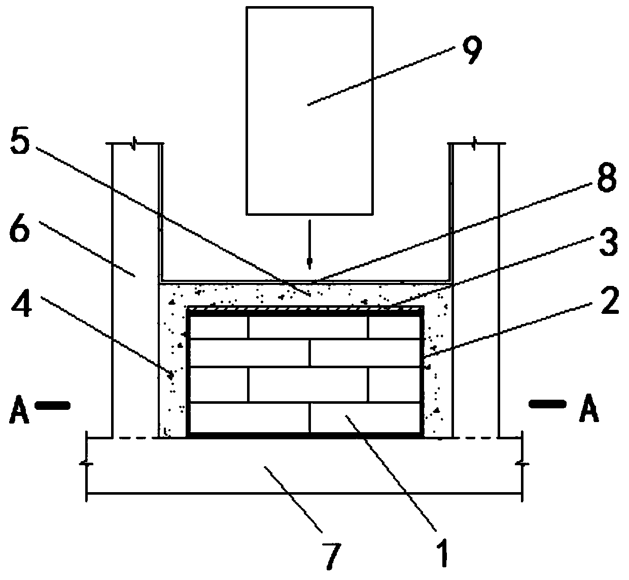 Method for coping with fall of spent fuel container, device and loading well/cleaning well