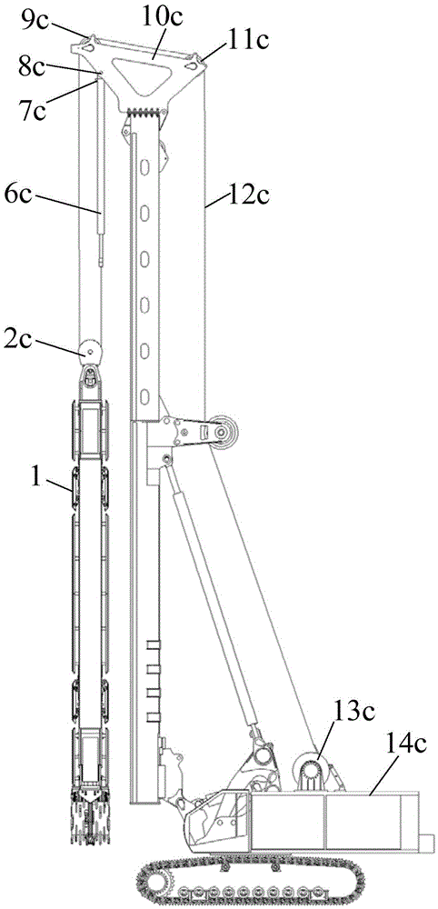 Feed device of a double-wheel slot milling machine and the double-wheel slot milling machine