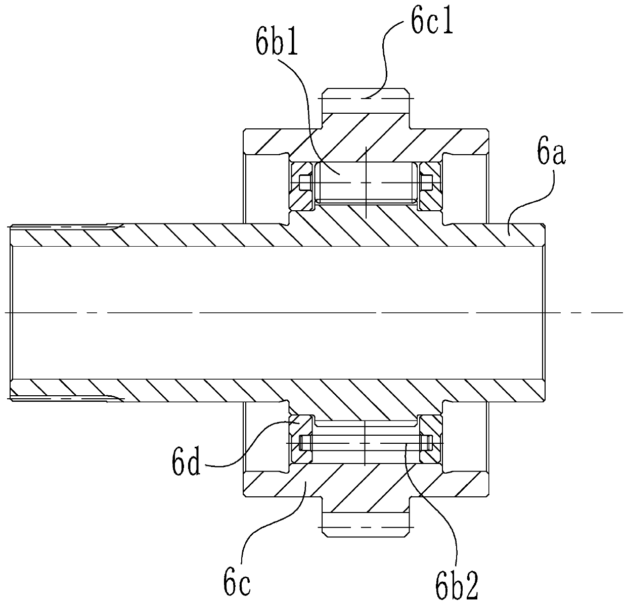 Intelligent self-adaptive electric driving system by adopting central driving form