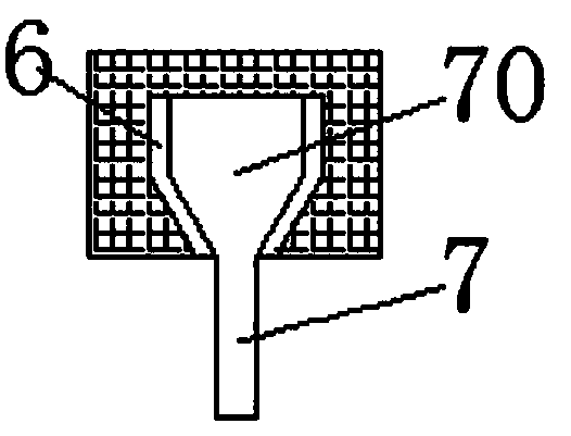 Screening device for rice processing