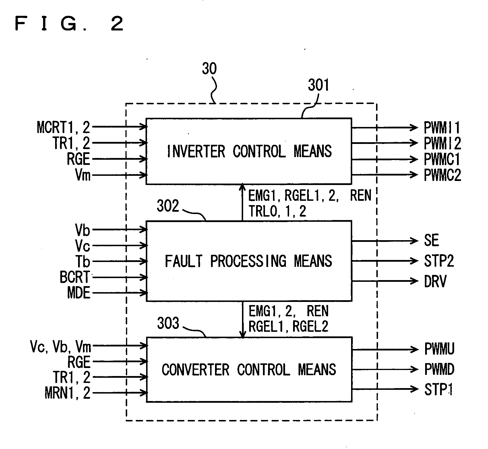 Motor drive apparatus, hybrid vehicle drive apparatus using the same, and computer readable recording medium recorded with program for causing computer to perform control of motor drive apparatus