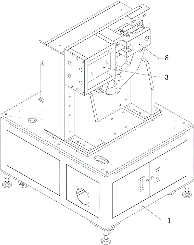 HDMI (high-definition multimedia interface) wiring harness shielding ring hexagonal crimping one-step forming machine