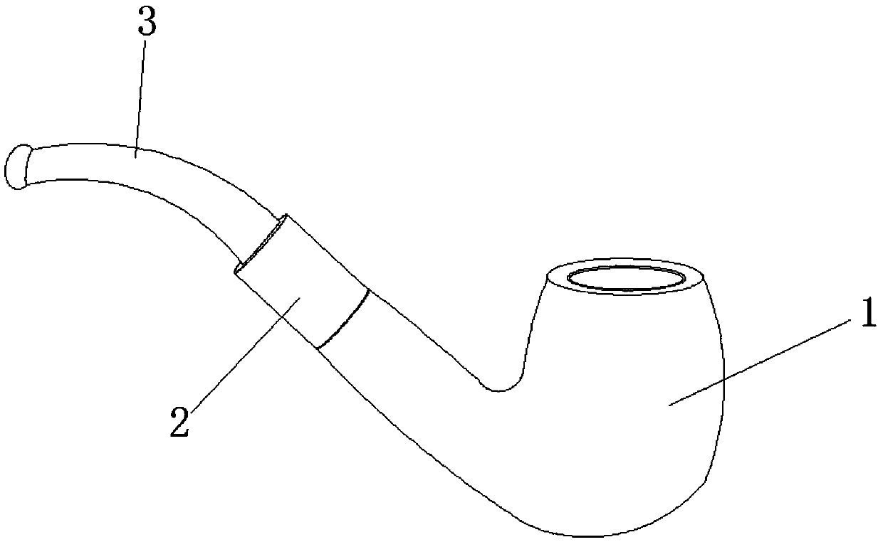 Smoking set suitable for honeycomb-shaped heating non-burning smoke cartridge