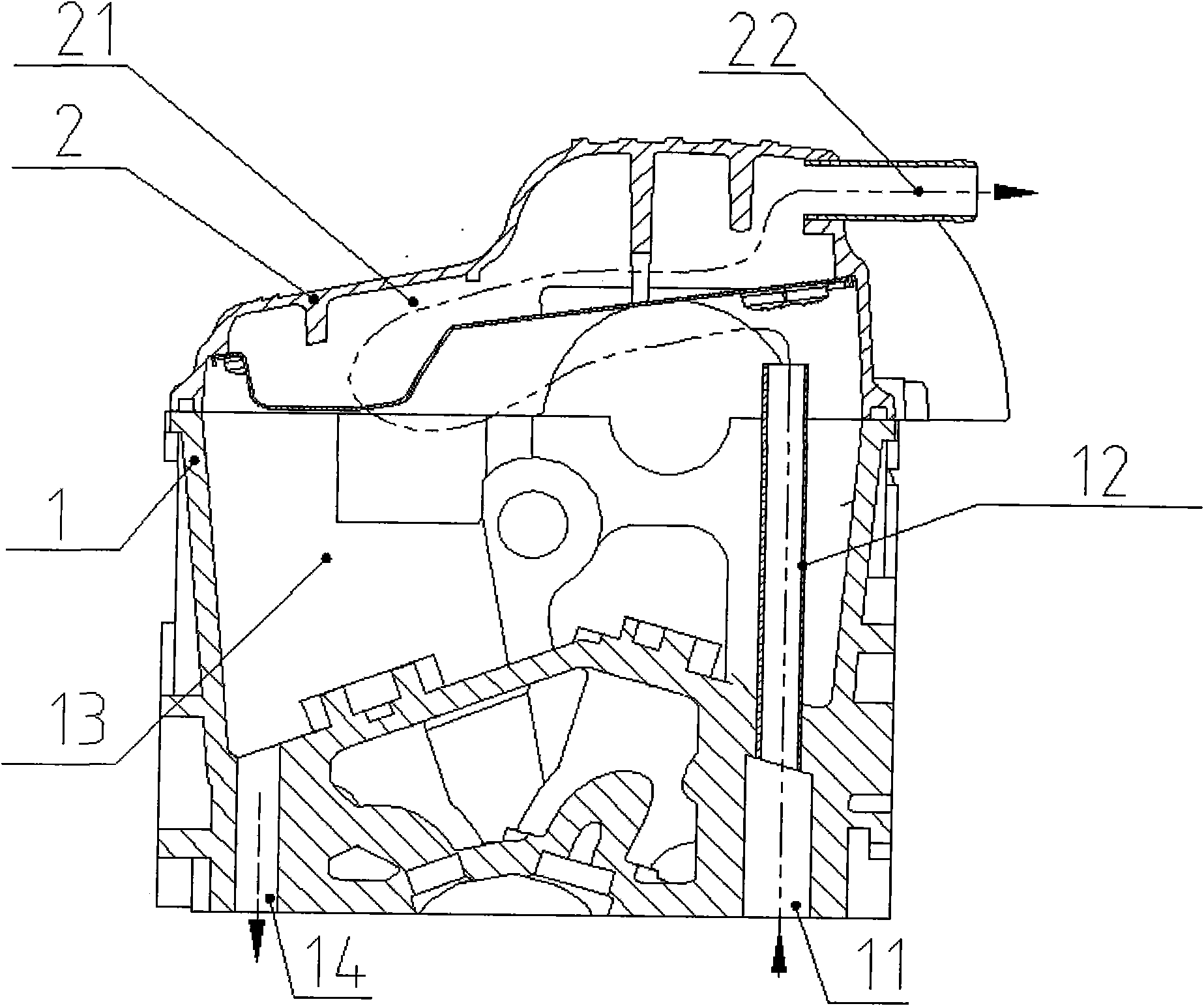 Cylinder head of internal combustion engine