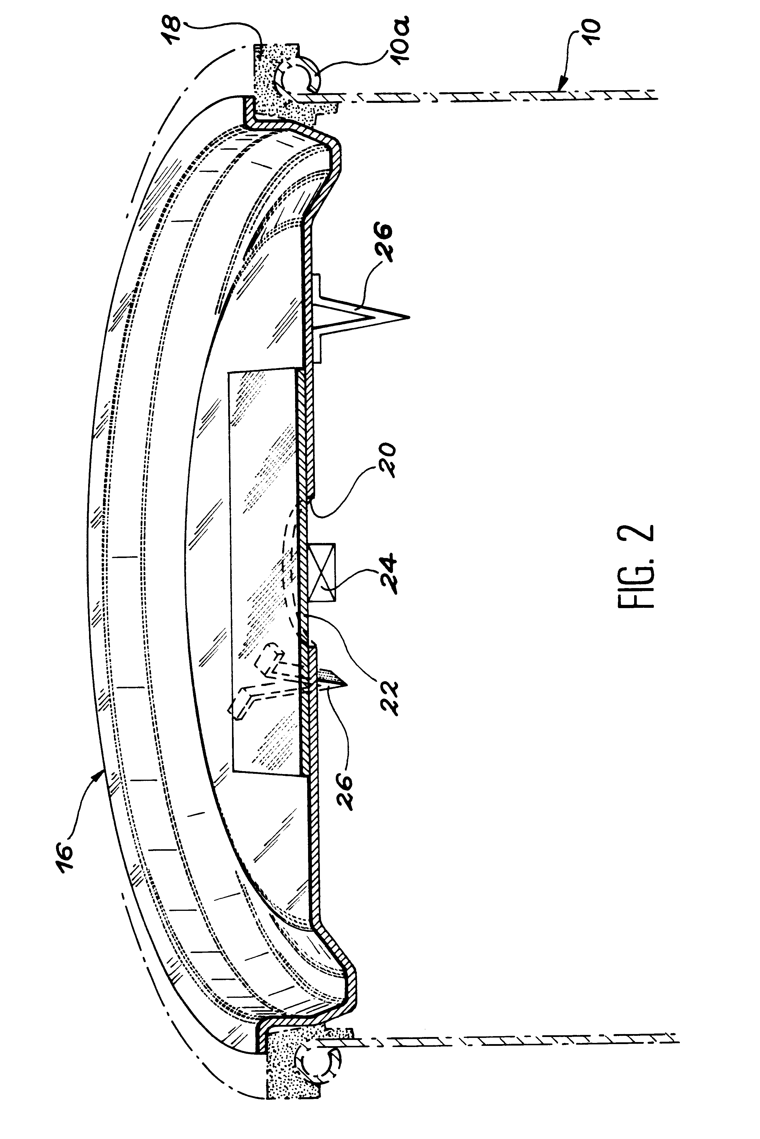 Method and device for filling drums containing dangerous waste