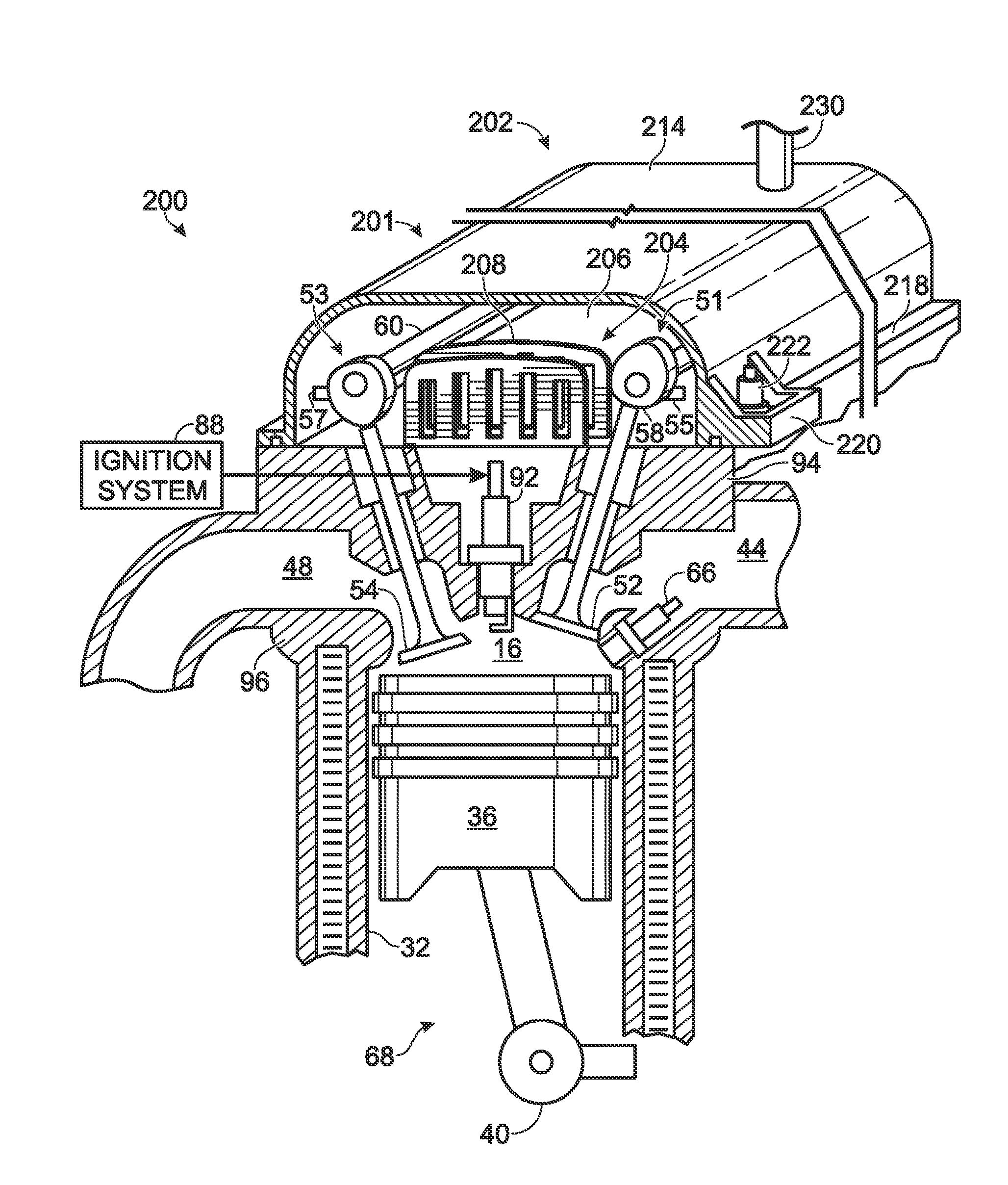 Camcover oil separator