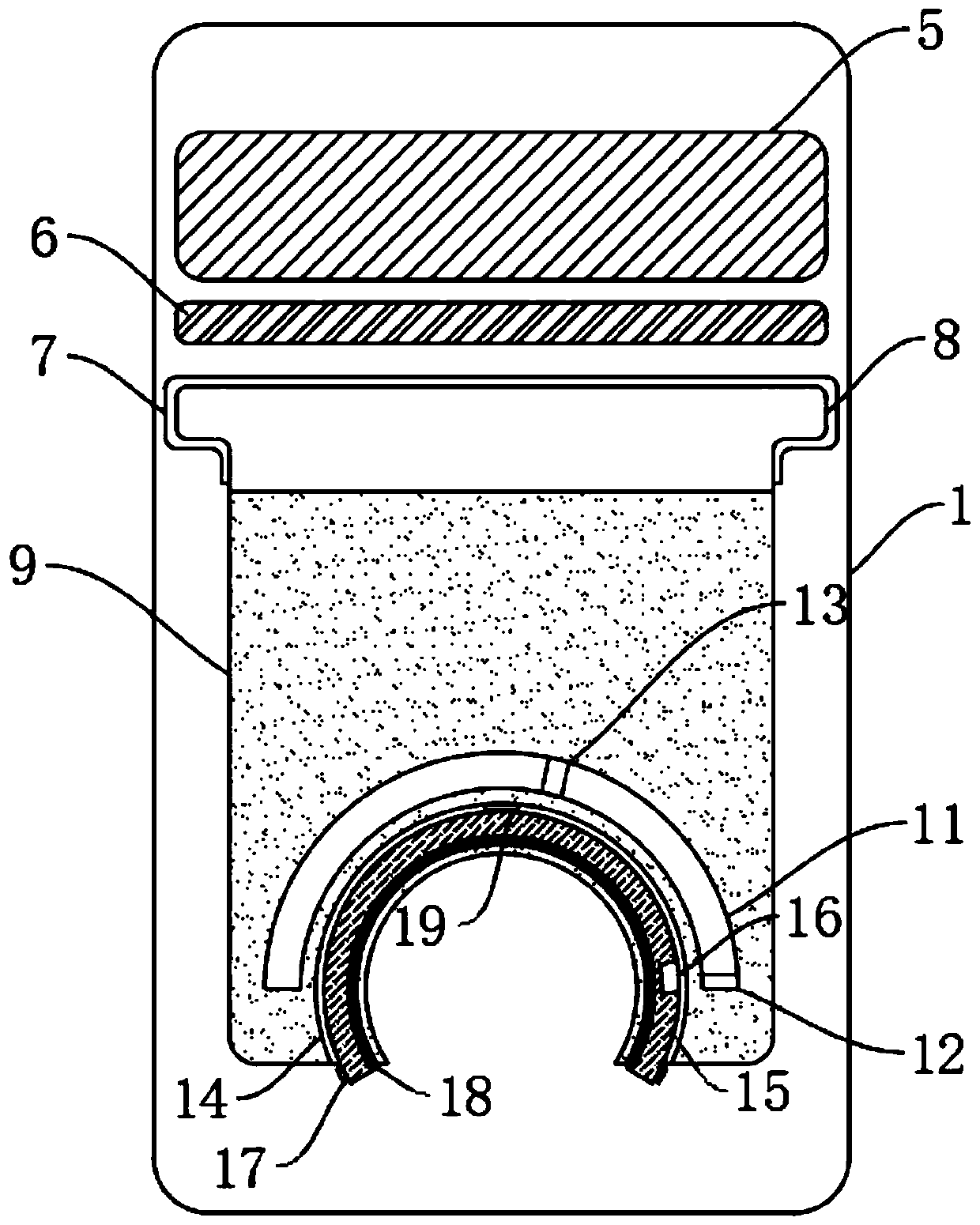 Anti-electric-shock system for fluorescent lamp mounting