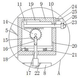 A filter mechanism for hydraulic oil injection of a filter press