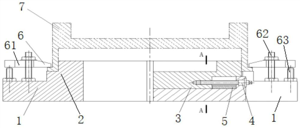 A circular positioning fixture and its use method