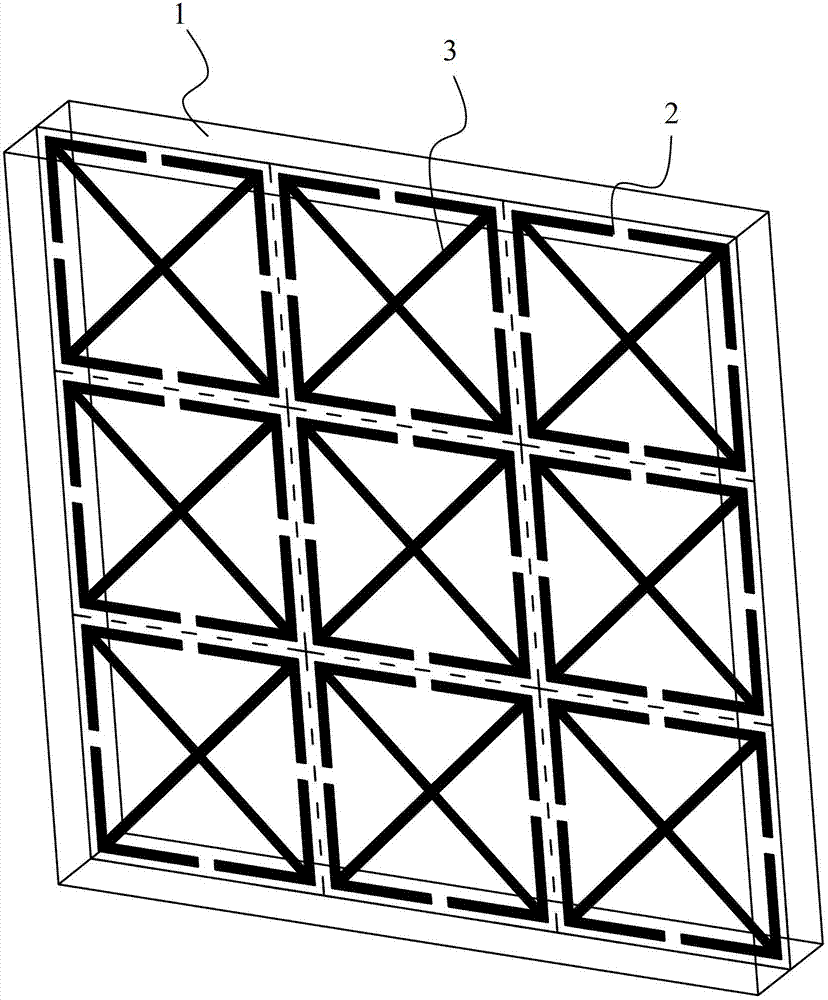 Antenna reflective surface phase correction film and reflective surface antenna