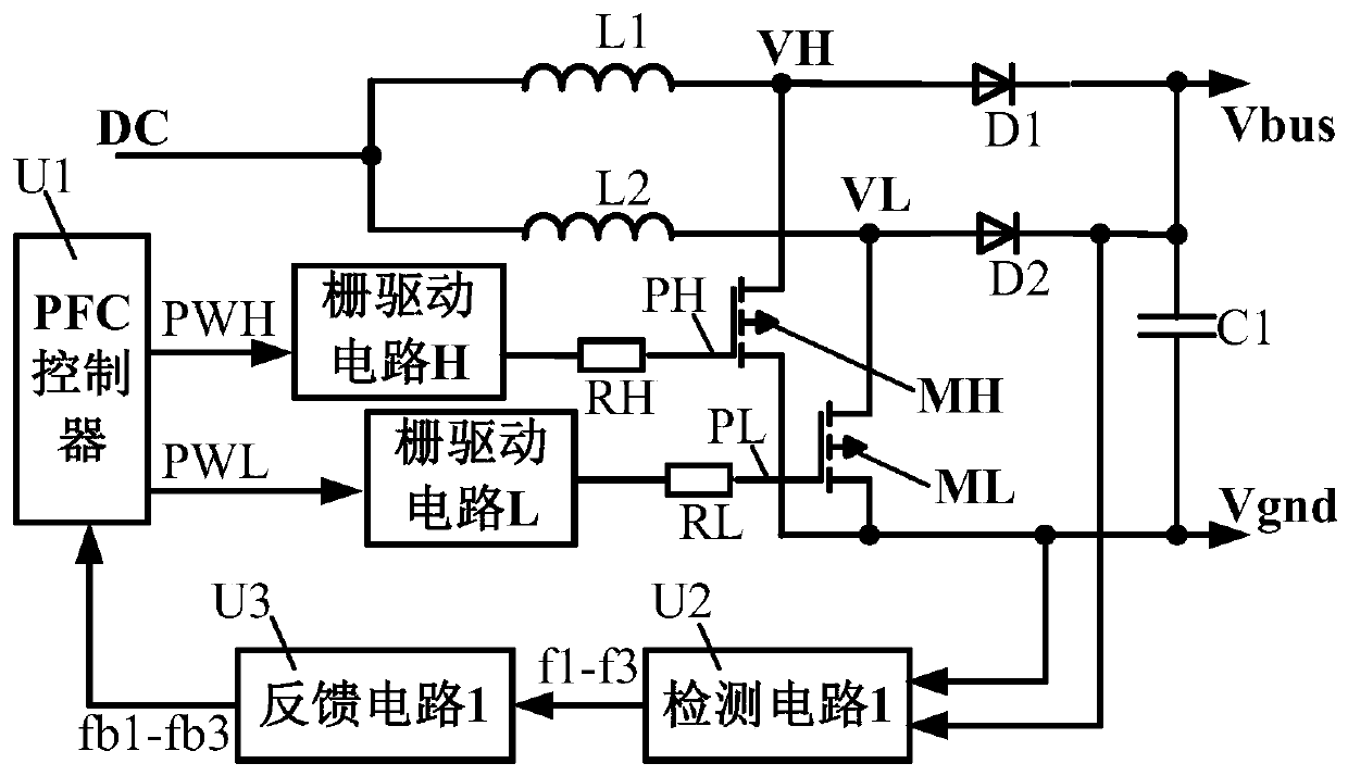 High-efficiency GaN power supply module for LED vehicle lamp power supply