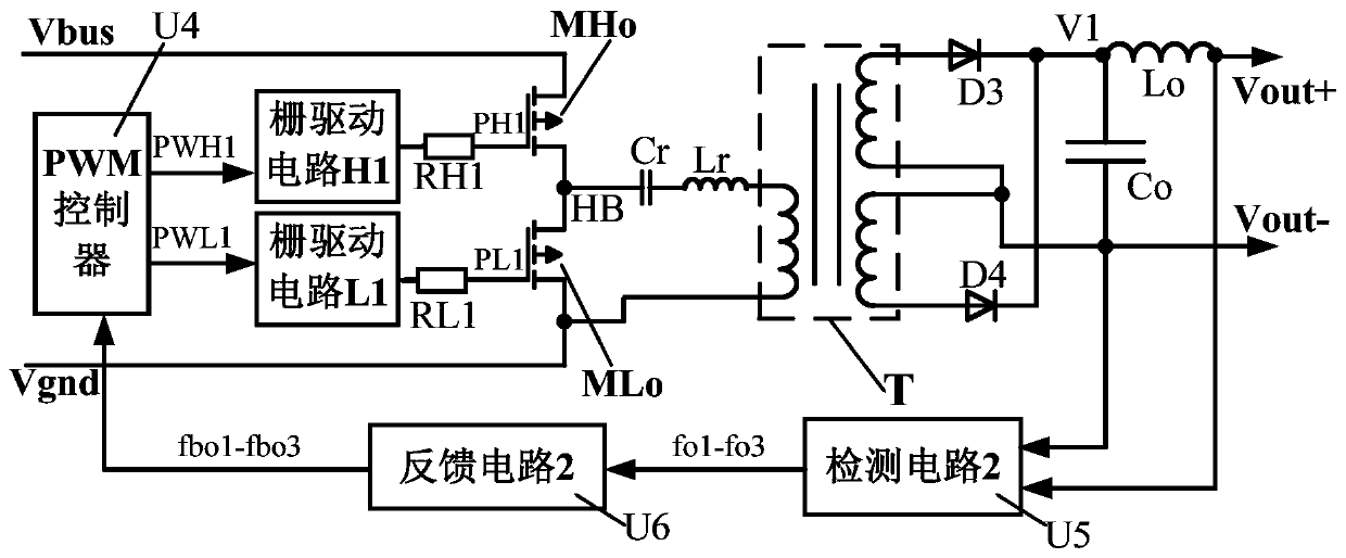 High-efficiency GaN power supply module for LED vehicle lamp power supply