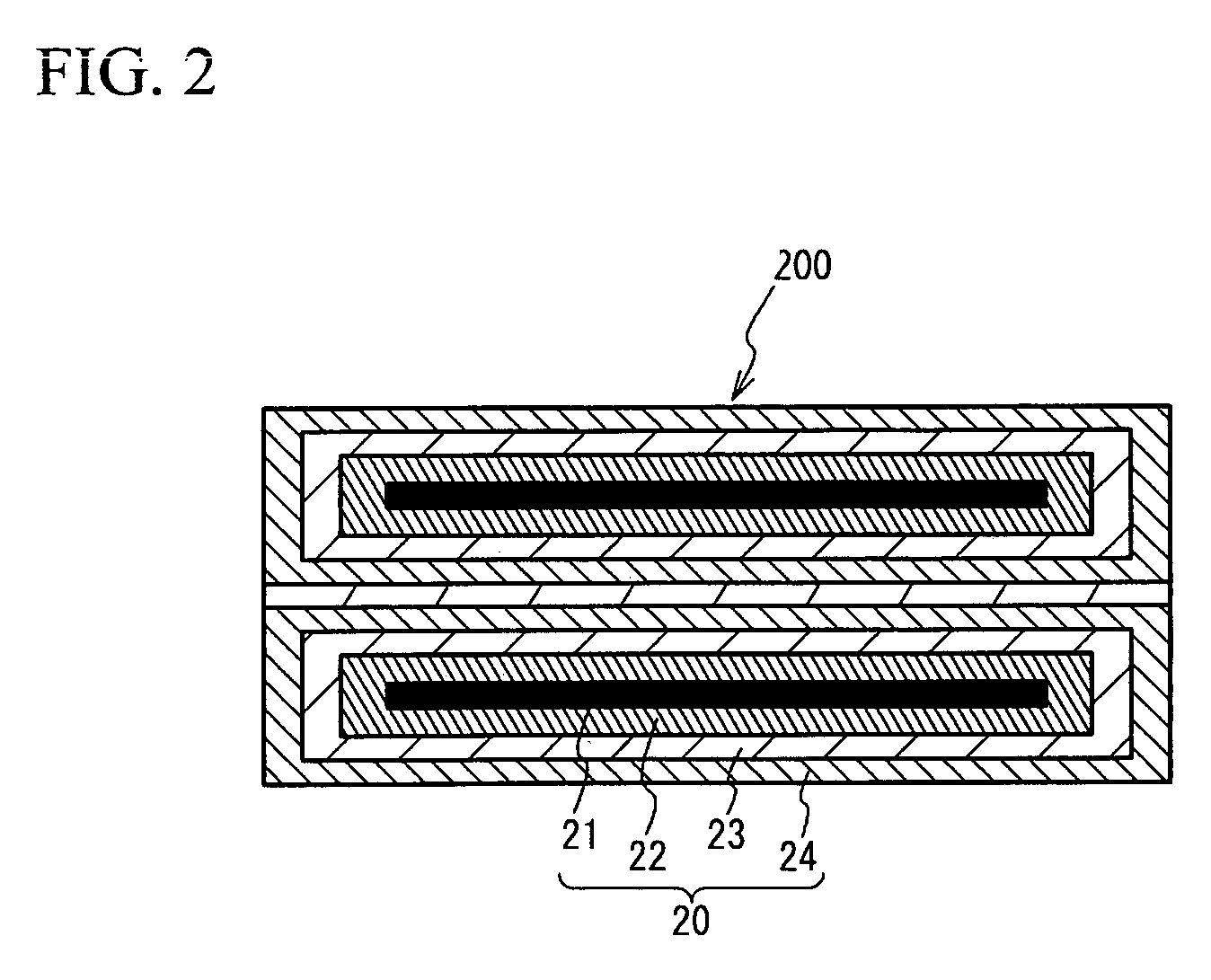 Stacked solid electrolytic capacitor