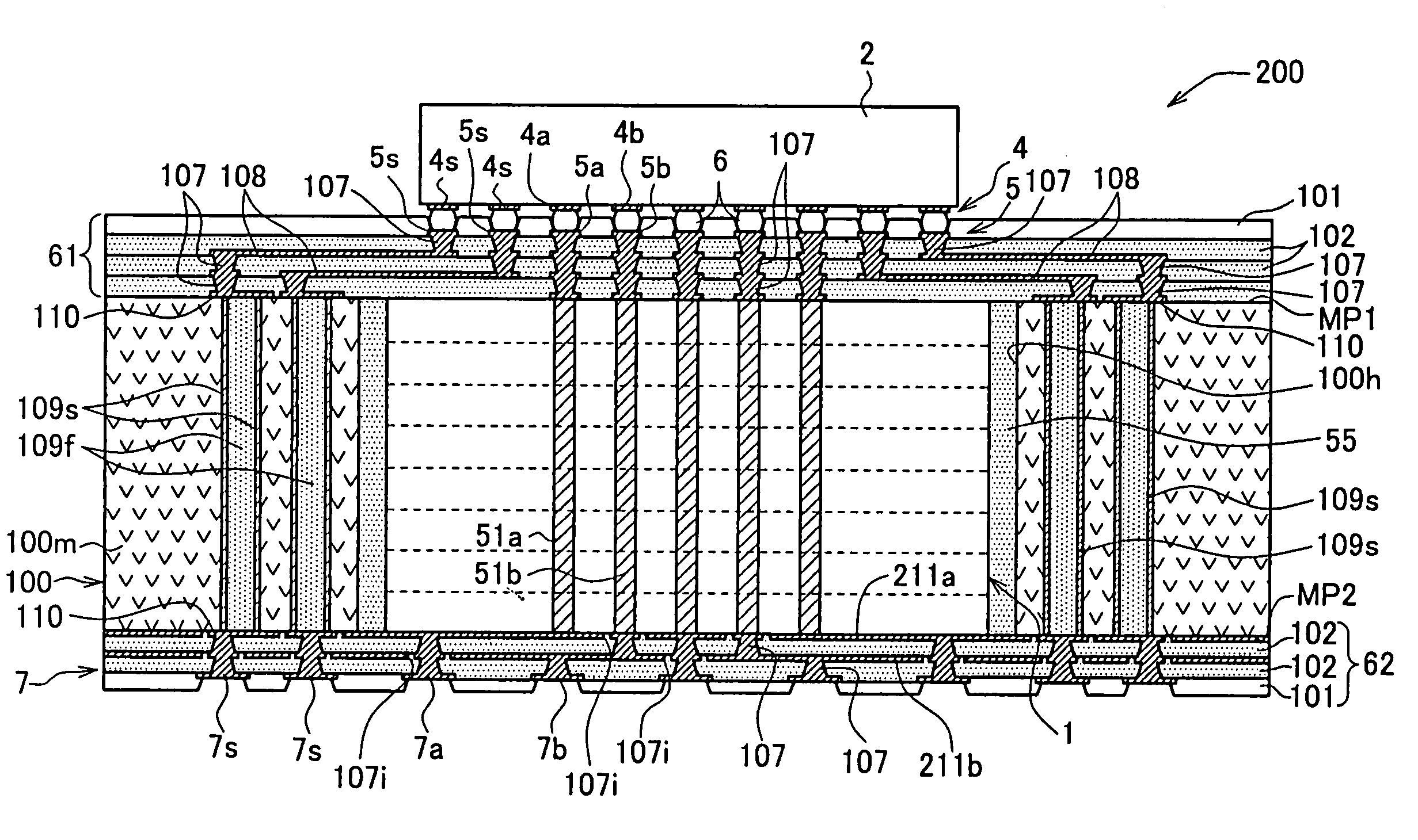 Intermediate substrate