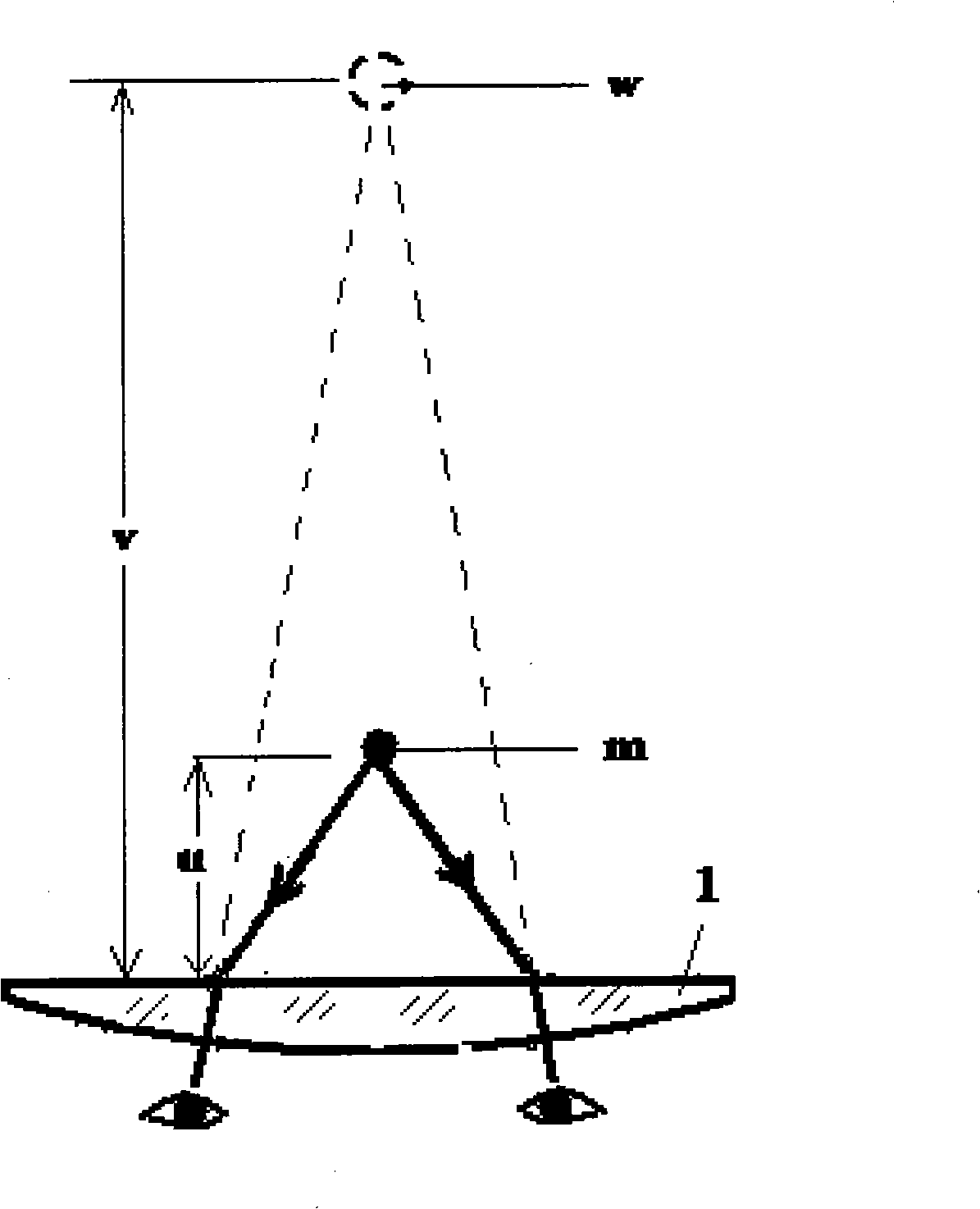 Display screen inspection glass device and display screen inspection glass purpose