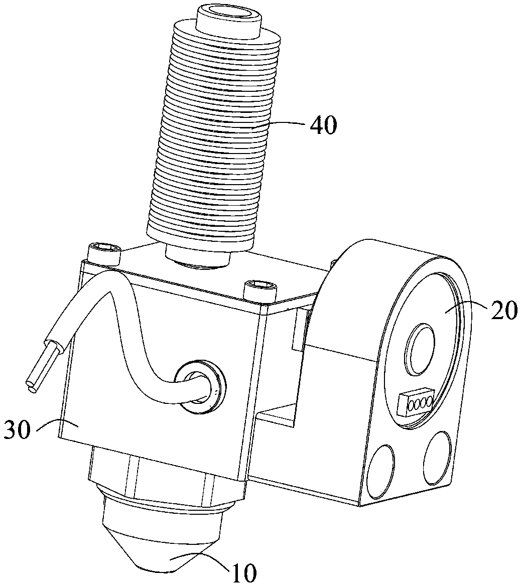 Ceramic accumulated forming precision adjustable three-dimensional forming printing machine