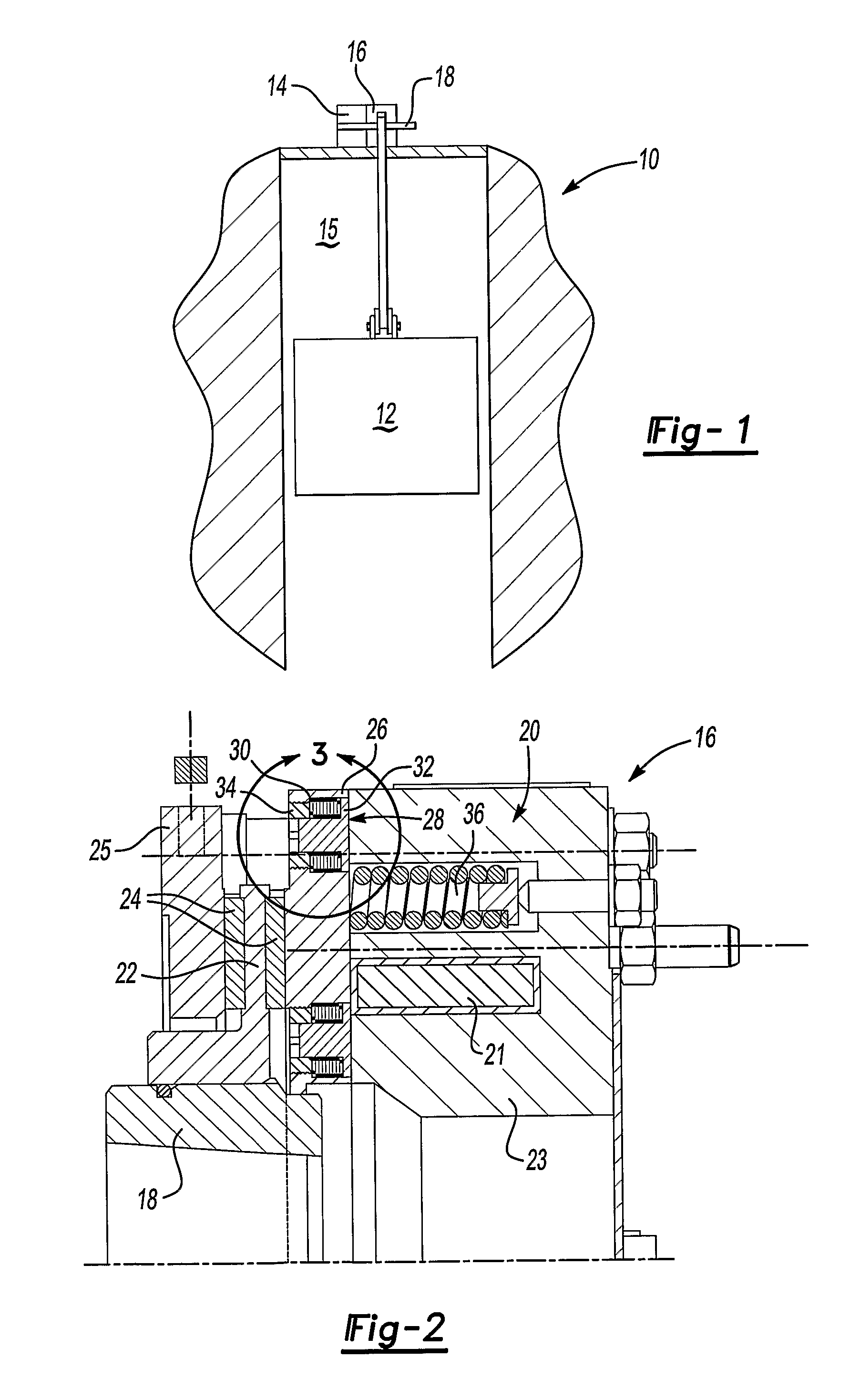 Elevator disk brake with damping