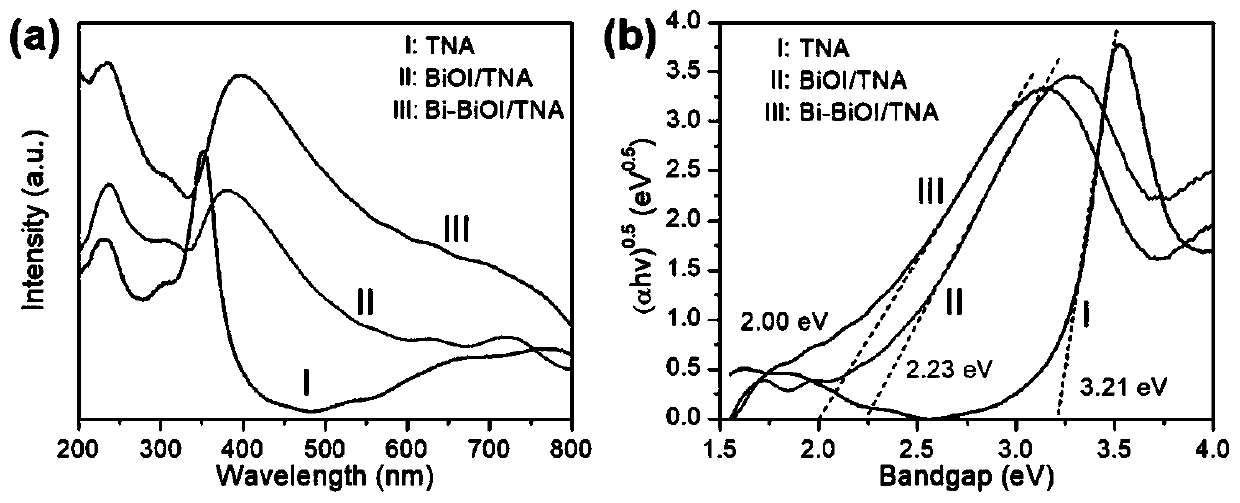 A kind of bi-bioi/tna composite material and its application