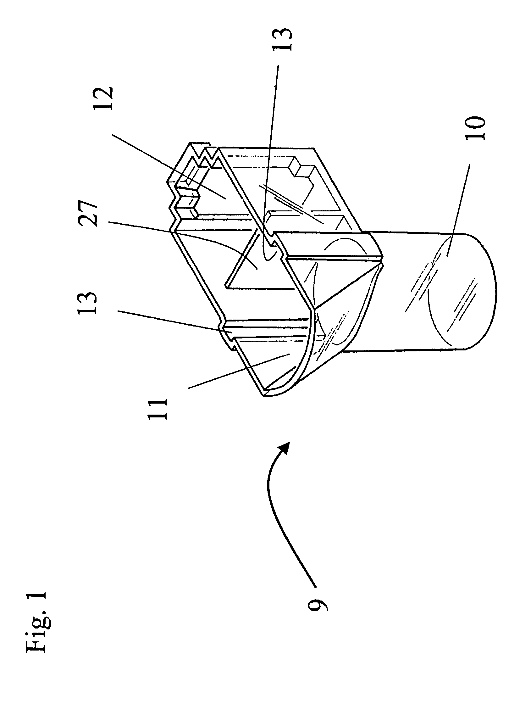 Cartridge device for blood analysis