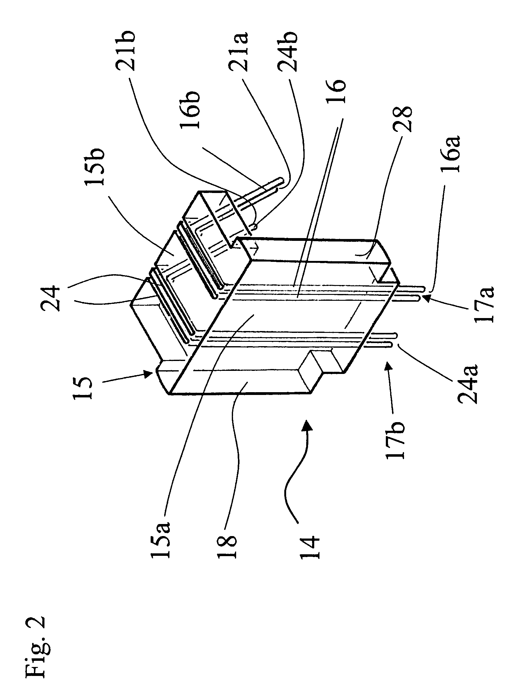 Cartridge device for blood analysis