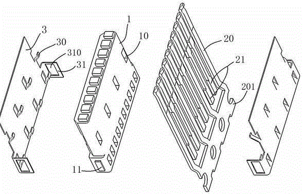 Contact module and electric connector