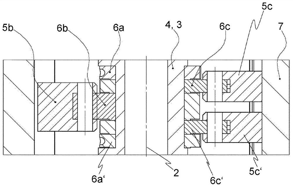 Coaxial transmission device