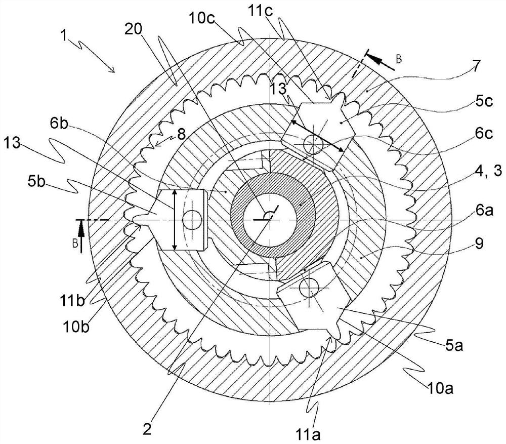 Coaxial transmission device