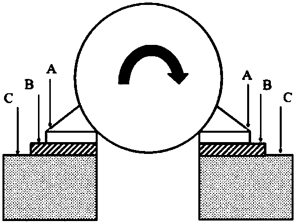 Testing method and device for resonant frequency of large generator housing