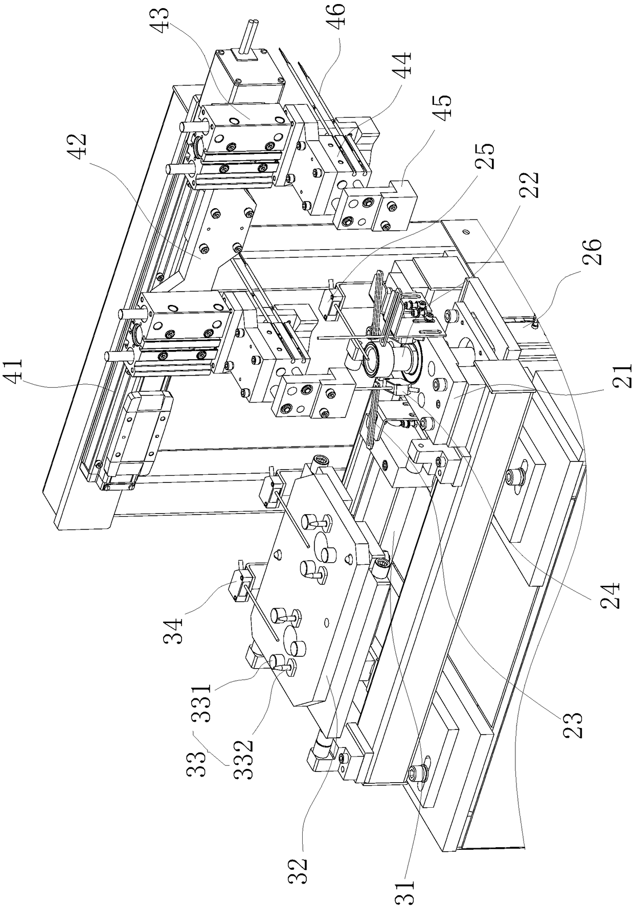 Air cylinder end cover positioning device