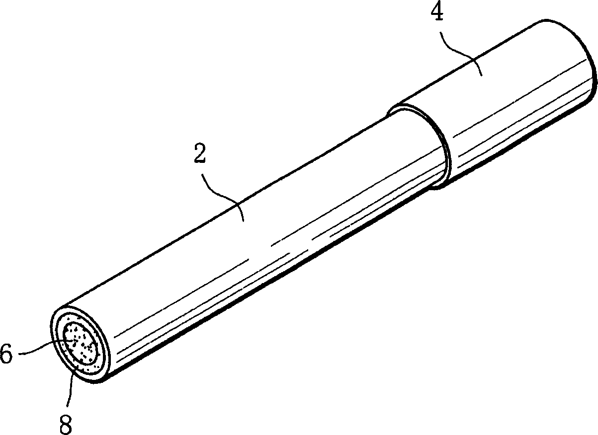 Low fire spreading cigarette