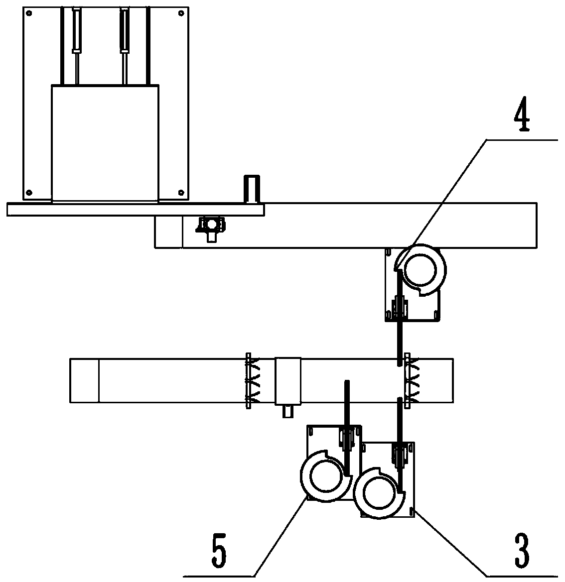 A rolling fitting device for nozzle of end cap