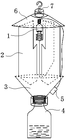 A method for trapping and killing adults of Monochamus alternatus with high efficiency and its special device