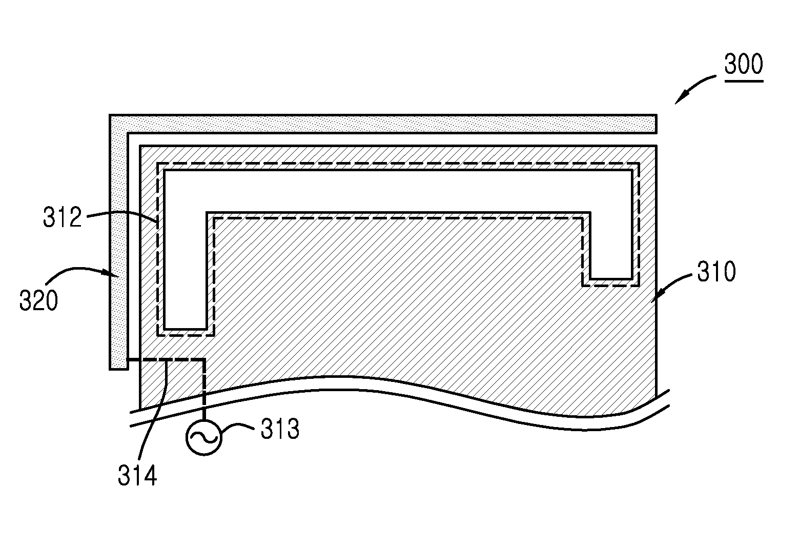 Antenna device for a portable terminal