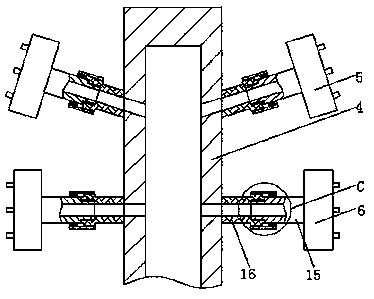 Agricultural water conservancy irrigation device