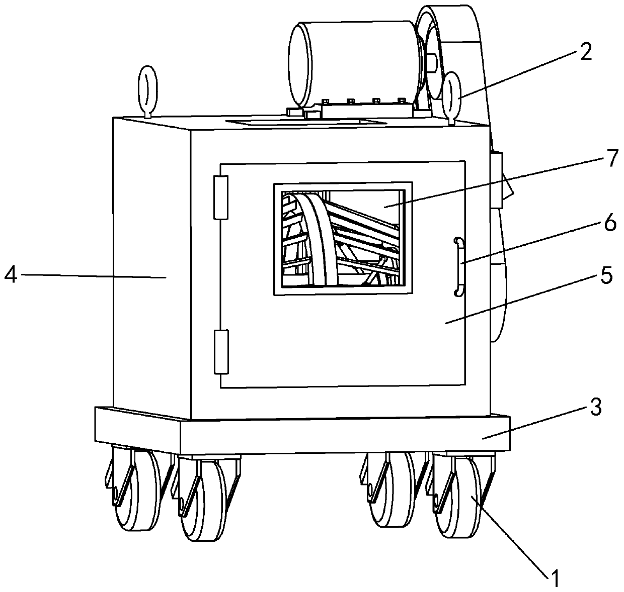 Environment-friendly cabinet-type fan