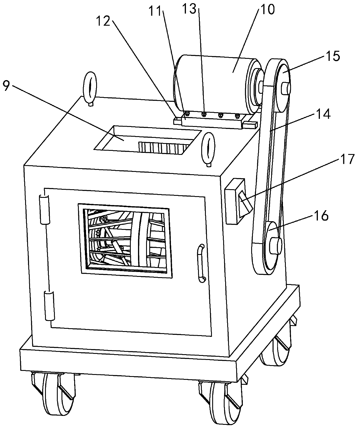 Environment-friendly cabinet-type fan