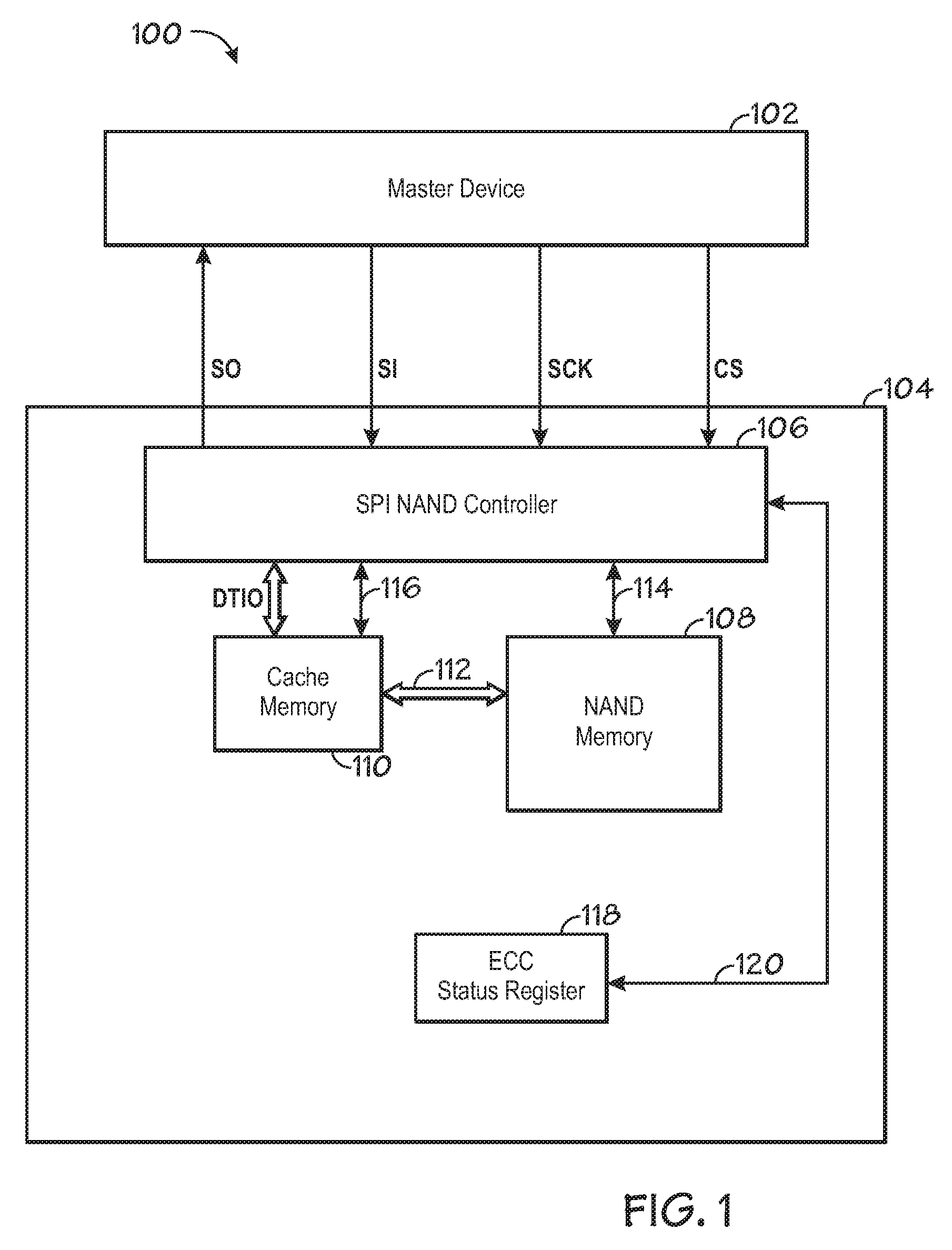 System and method for data read of a synchronous serial interface NAND