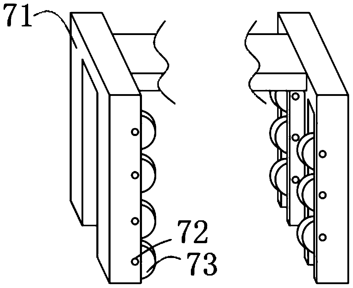 Writing brush gluing device