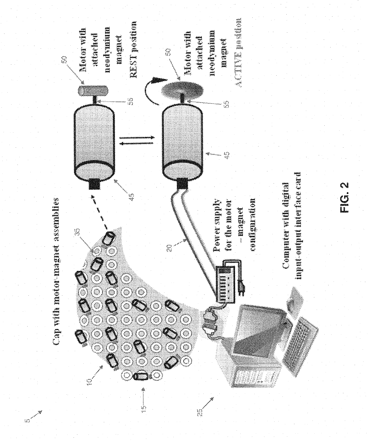 Method and apparatus for providing transcranial magnetic stimulation (TMS) to an individual