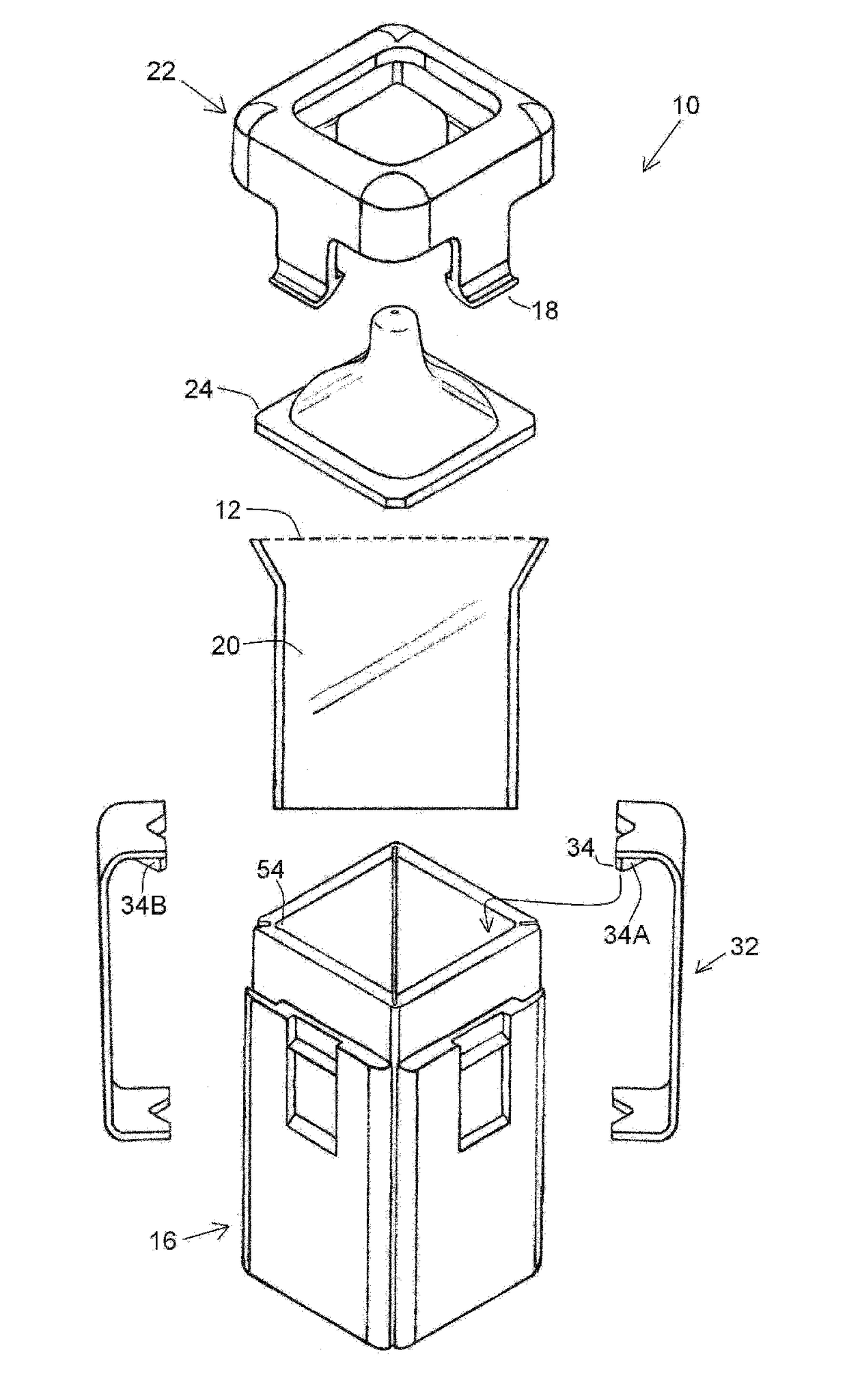 Infant bottle and feeding method therefor