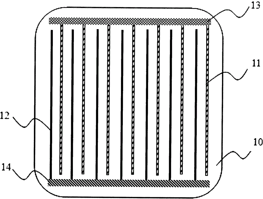 Electrode of full-back-contact solar cell and fabrication method of electrode