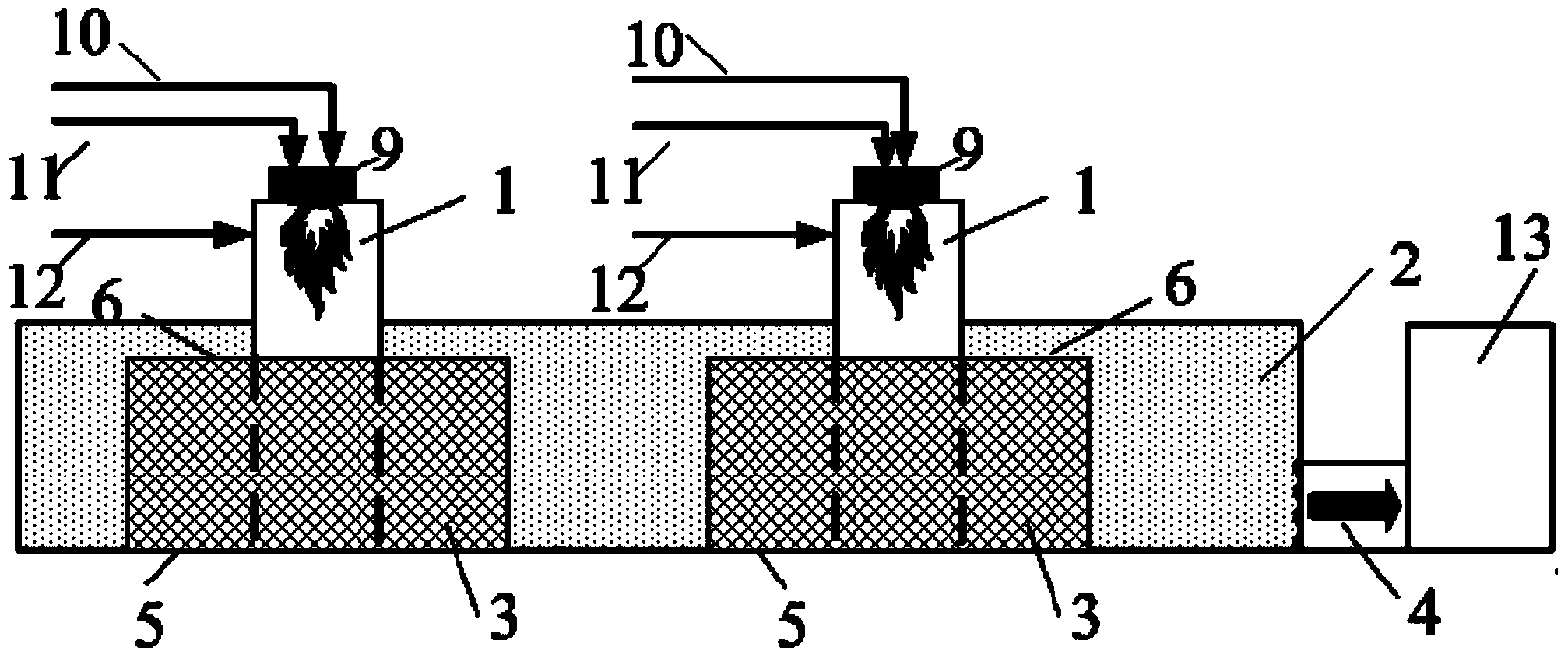 High-temperature deoiling device under pressure